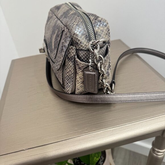 Coach Python Leather Cross Body Bag - Picture 5 of 15